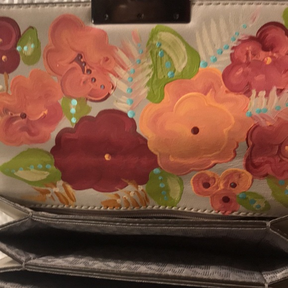 Michael Kors Bag Hand painted with Flowers - Picture 5 of 7